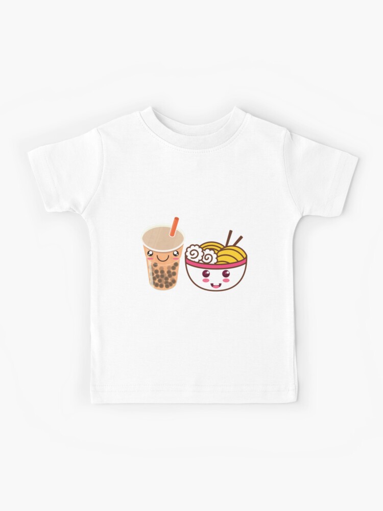 Ramen Bubble Tea T Shirt Boba Japanese Noodles Anime Gift