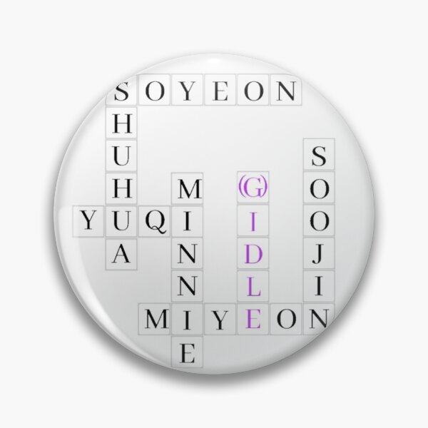 Item preview, (G)I-DLE Crossword Puzzle  designed and sold by More-Than-Kin.