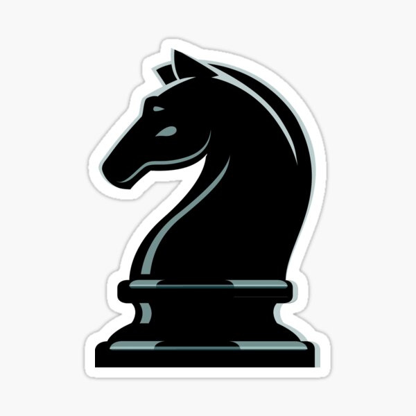 Chess Knight Horse Decal Sticker Choose Color Size #163