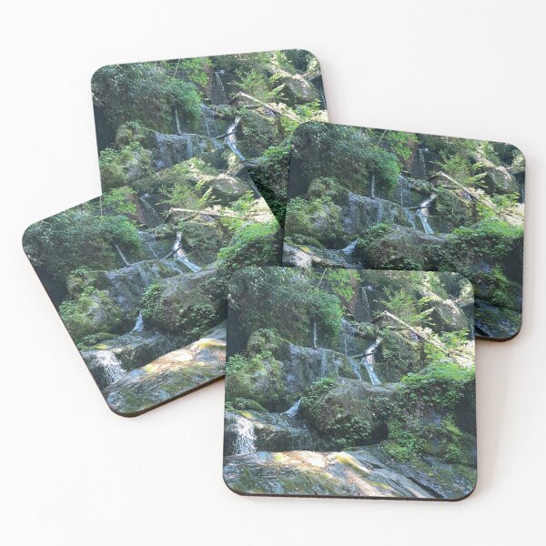 Item preview, Multiple Water Falls falling from Rock  designed and sold by HikingBigfoot.
