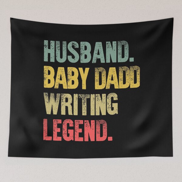 Item preview, Funny Men Vintage T Shirt Husband Baby Daddy Writing Legend designed and sold by Bendthetrend.