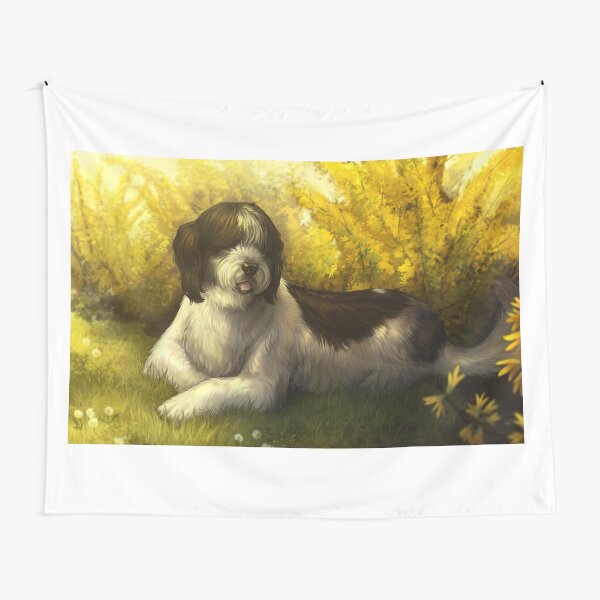 Jake the Sheepdog (sleepy sheepy) Tapestry