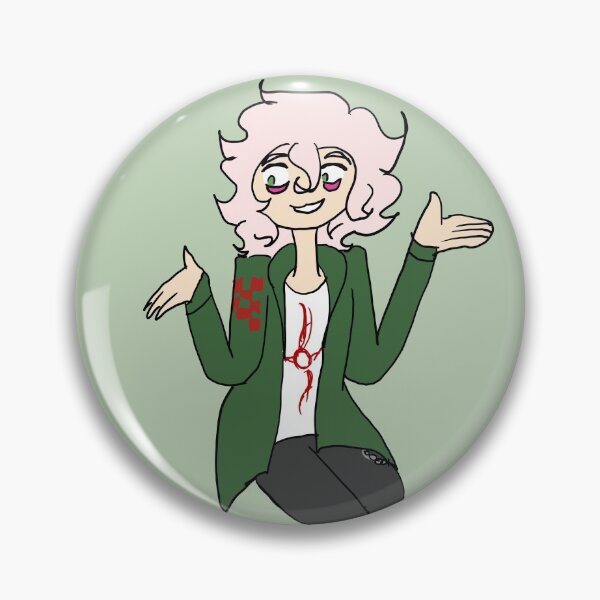 Item preview, Komaeda Nagito Danganronpa Chibi Sticker, Pin, + Others designed and sold by nhitori.