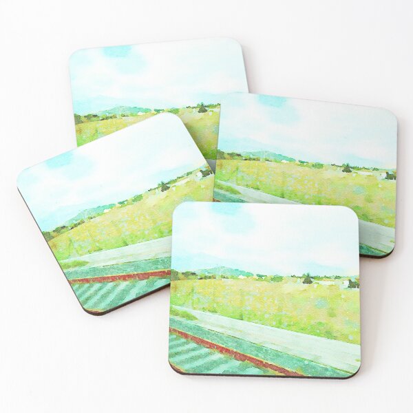 Item preview, Abruzzo landscape with tracks designed and sold by Giuseppe Cocco.