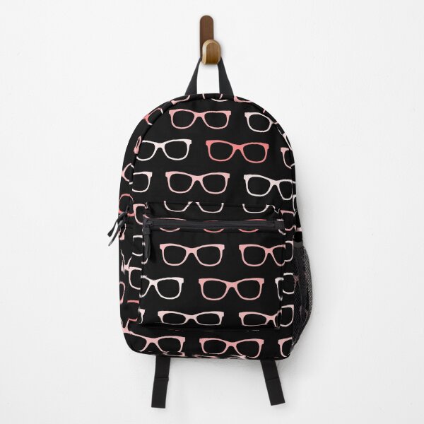 Item preview, Pink Black Hipster Eyeglasses Pattern designed and sold by whimseydesigns.