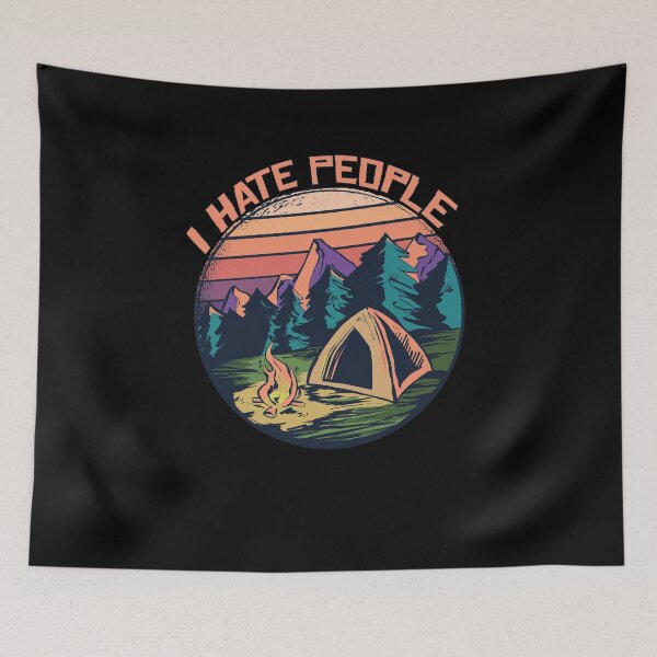 Item preview, Camping I Hate People nature lovers designed and sold by shirtystar.