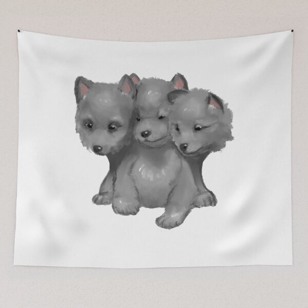 Item preview, Cerberus Pup designed and sold by GrayMouseArt.