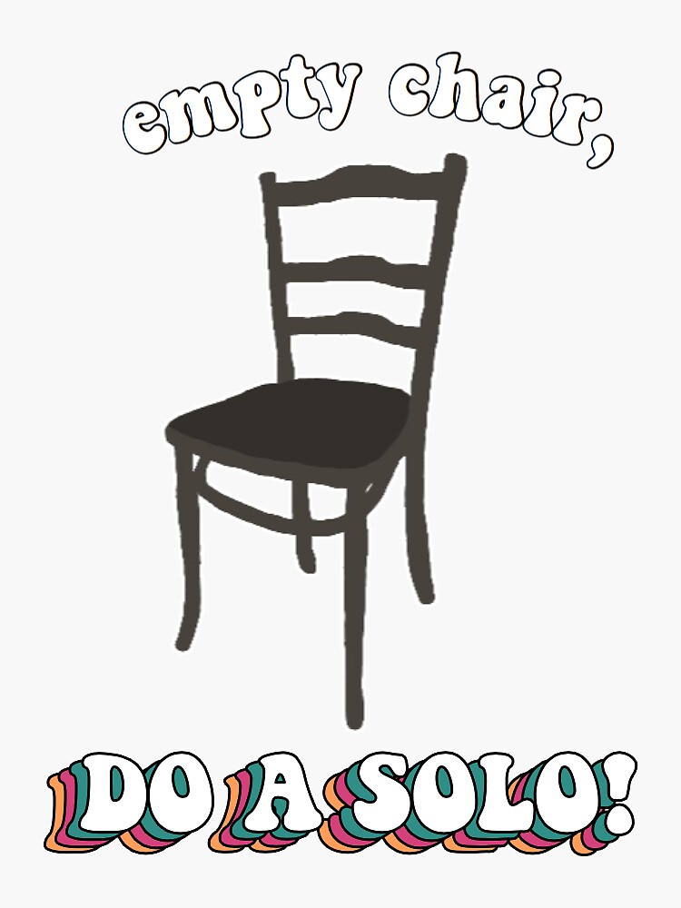 "Dance Moms Empty Chair" Sticker by colleenora Redbubble