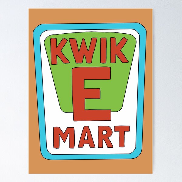 Artikel-Vorschau von Kwik E Mart Simpsons-Logo, designt und verkauft von thebcarts.