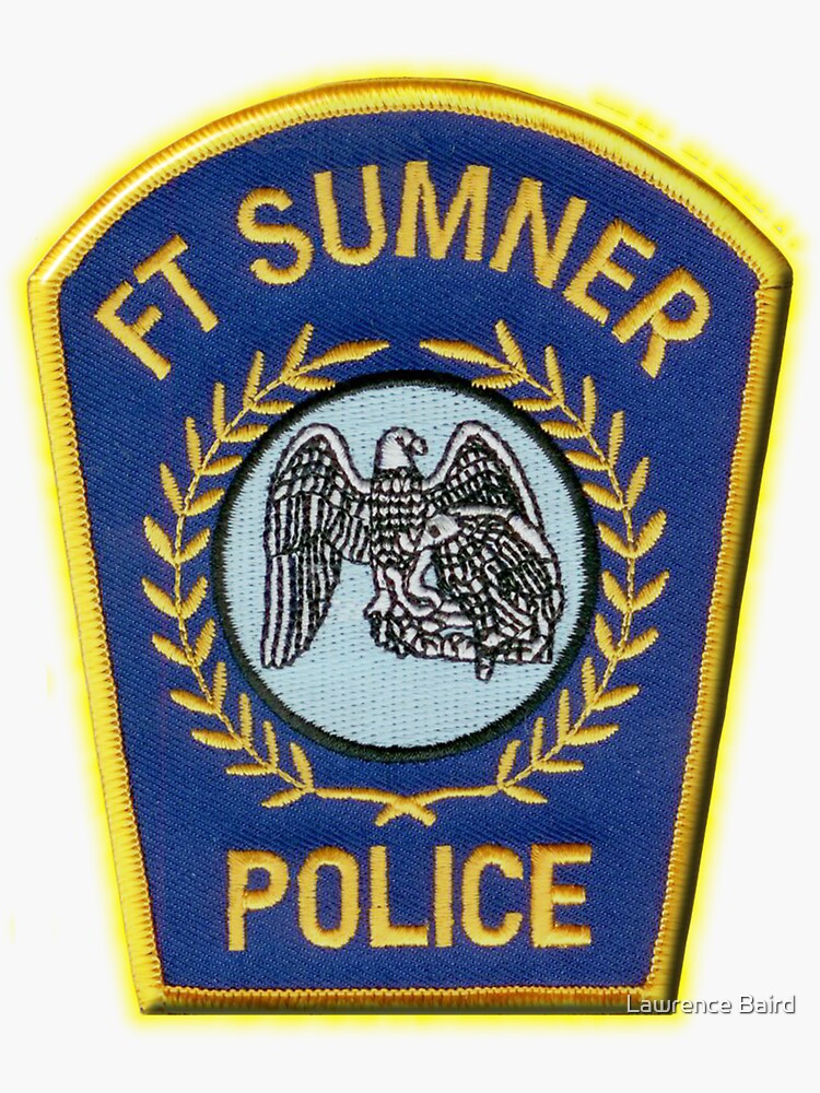 "Fort Sumner Police Department" Sticker for Sale by lawrencebaird