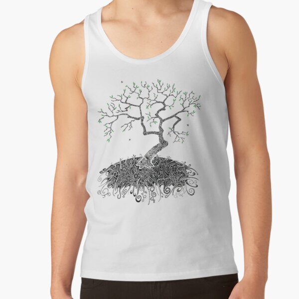 A Doodle Planted Tank Top