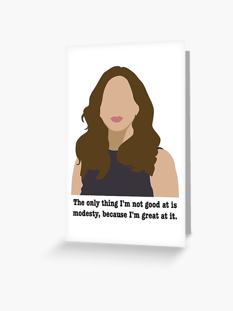 Gina Linetti - Brooklyn 99 - Modesty | Greeting Card