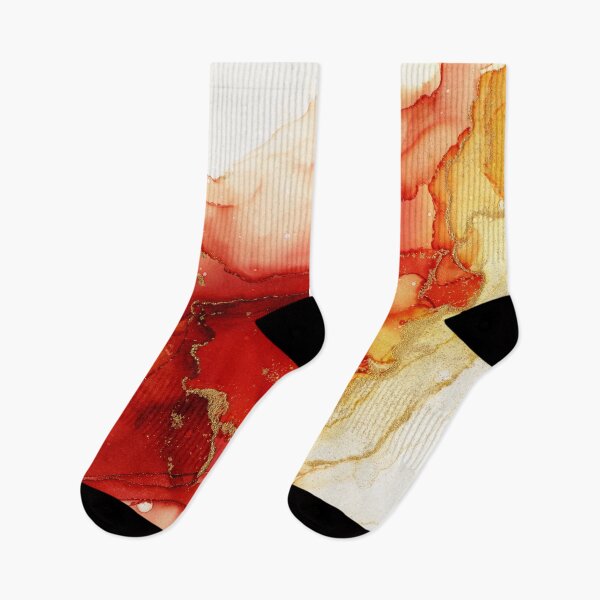 Item preview, Golden Flames Abstract Ink - Part 2 designed and sold by Olga Shvartsur.