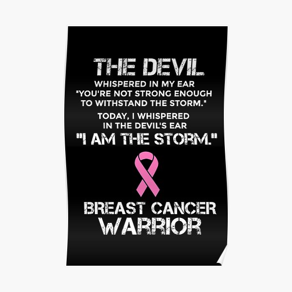 Never Underestimate A Breast Cancer Warrior Who Is' Sticker