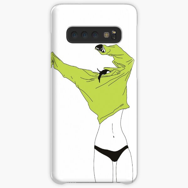 Woman erotic undressing hoodie Samsung Galaxy Snap Case