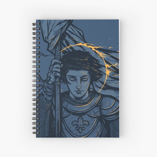 Saint Joan of Arc Spiral Notebook