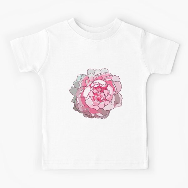 A Beautiful Peony Flower Kids T-Shirt