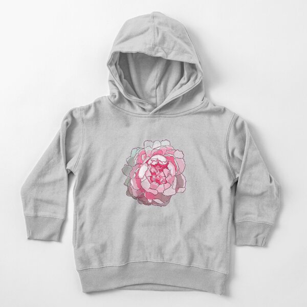 A Beautiful Peony Flower Toddler Pullover Hoodie