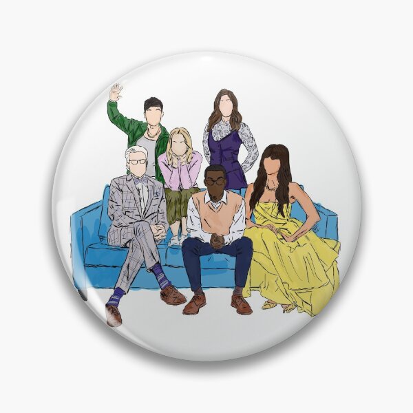 Item preview, The Good Place Couch designed and sold by mollypushman.