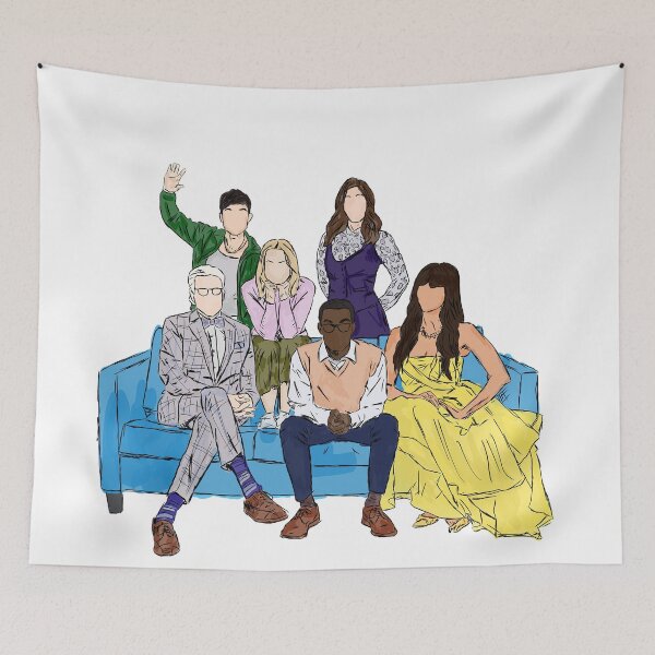 Item preview, The Good Place Couch designed and sold by mollypushman.