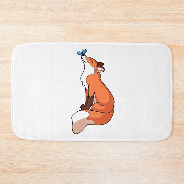 Item preview, Happy Fox with Butterfly designed and sold by EmHurst10.