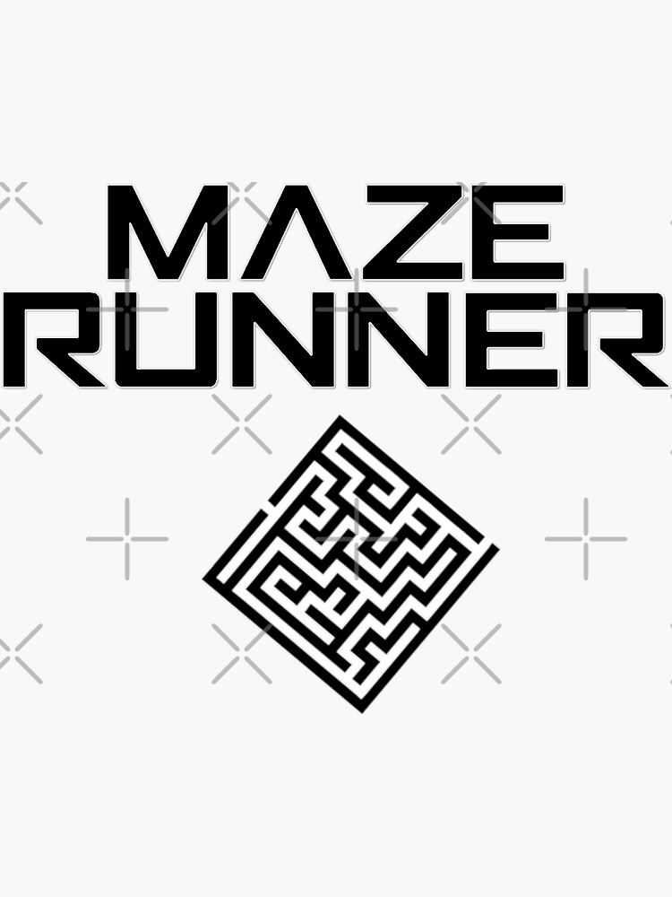 "Maze Runner" Sticker for Sale by mutualletters Redbubble