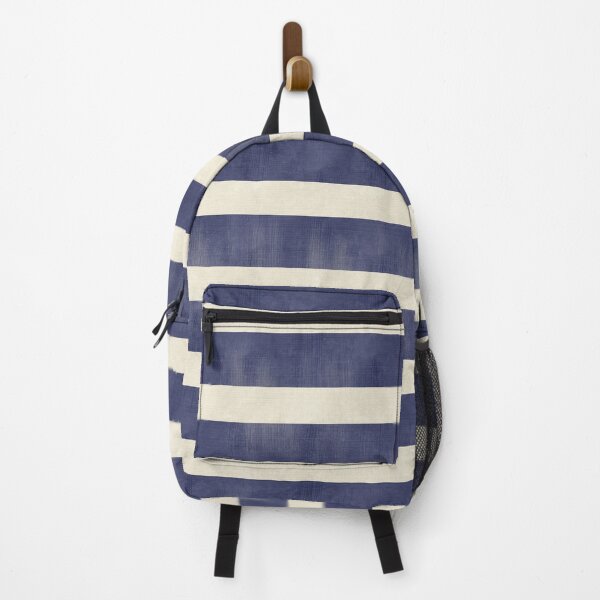 Item preview, Navy Blue Wide Stripes Pattern designed and sold by whimseydesigns.