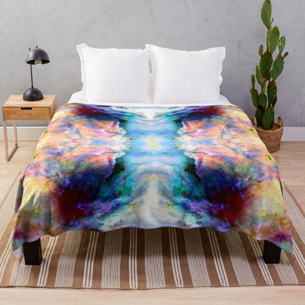 Item preview, Fumi - Colorful Abstract Batik Space Mandala designed and sold by Retro-Rocket.