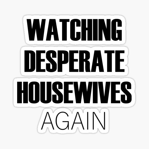 Desperate Housewives Sticker