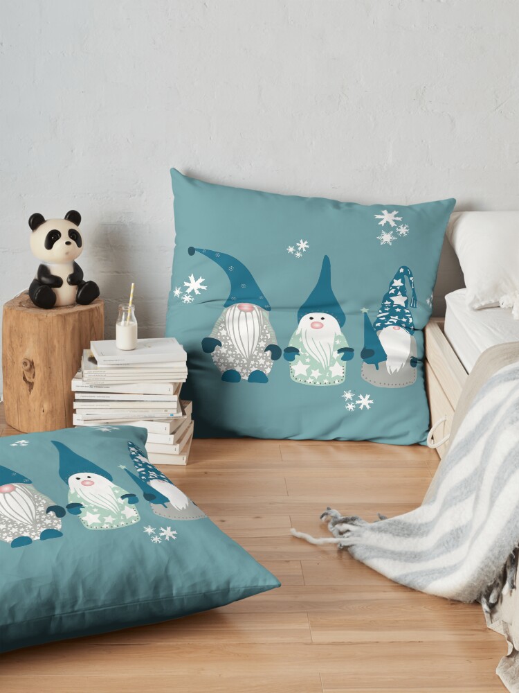 Alternate view of Trio of Gnomes Floor Pillow