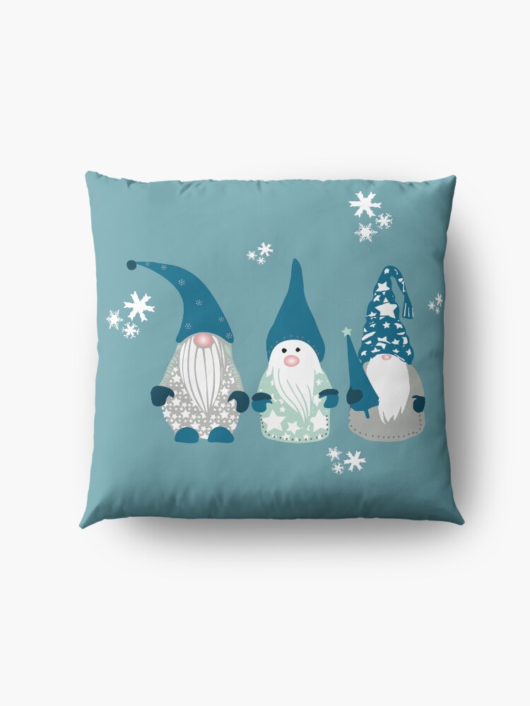 Alternate view of Trio of Gnomes Floor Pillow