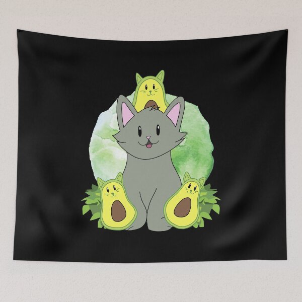 Item preview, Tropical Avogato Kitty Cats designed and sold by palaco210.