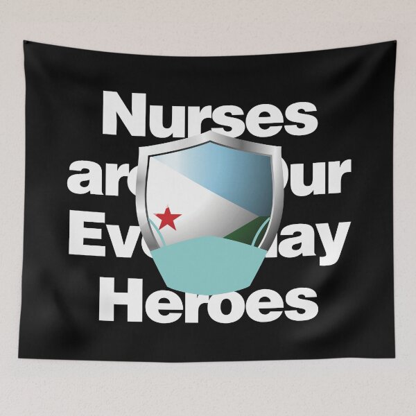 Item preview, Djibouti Nurses are Everyday Heroes designed and sold by HelloFromAja.