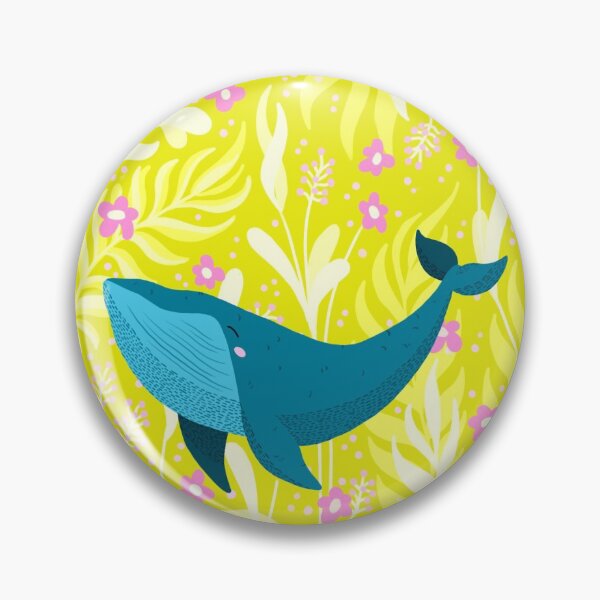 Item preview, Floral Whale designed and sold by Linnea Grace.