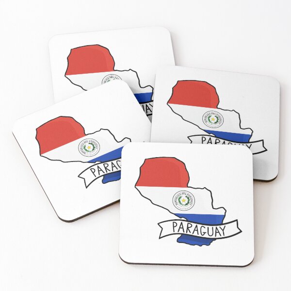 Item preview, Paraguay Flag Map Sticker designed and sold by Drawingvild.