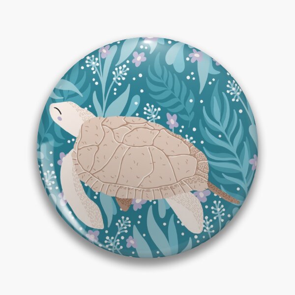 Item preview, Floral Turtle designed and sold by Linnea Grace.
