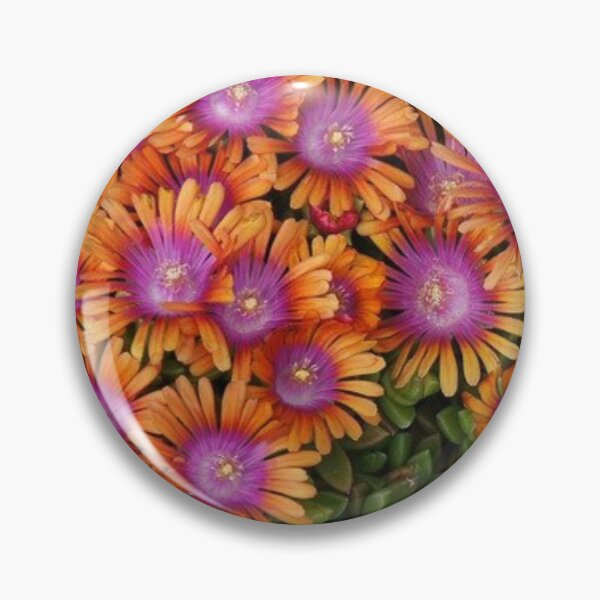 Item preview, Máscara de flores naranjas y púrpuras designed and sold by sunshine64.