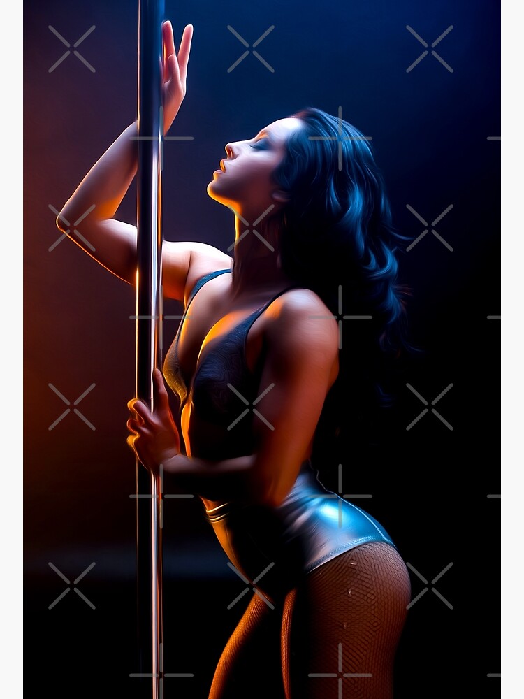 Disover Sexy Stripper Color Premium Matte Vertical Poster