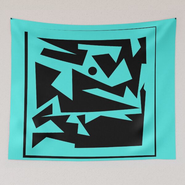 Item preview, Inka Fiction abstract design - black color designed and sold by creativo21.