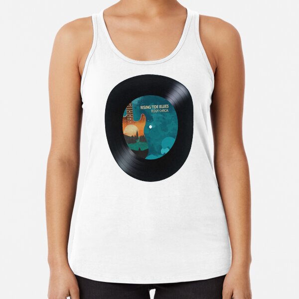 Rising Tide Blues - Aqua Disc Racerback Tank Top