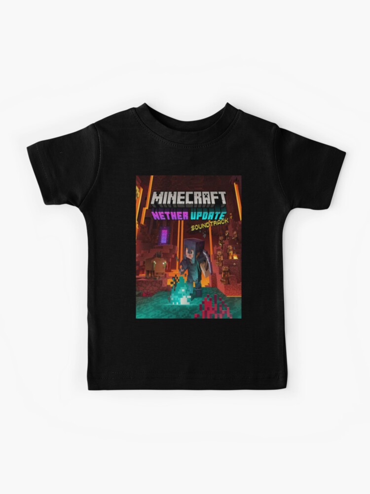 Minecraft Nether Update Kids T Shirt By Bodda01 Redbubble