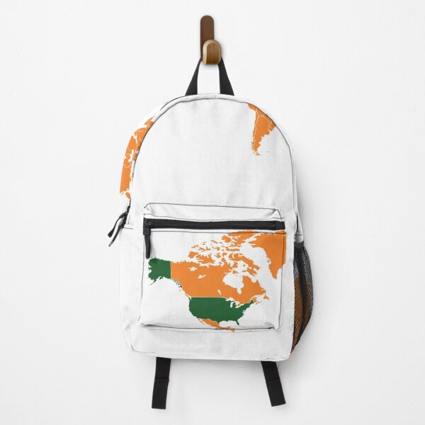Item preview, Green USA in a orange world map designed and sold by ganje.