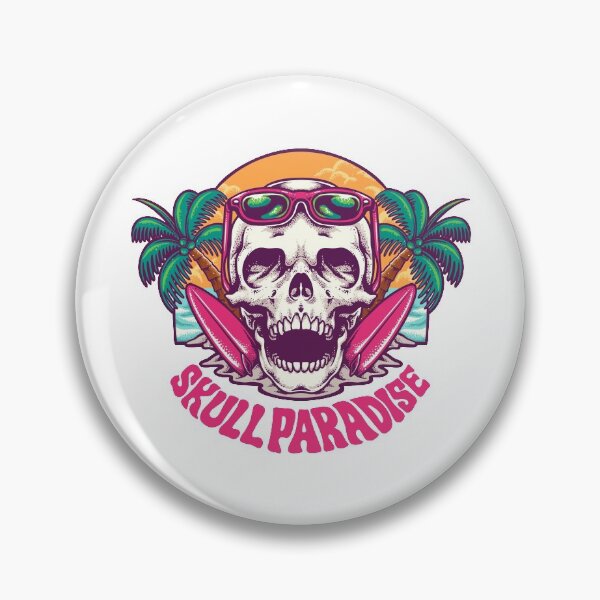 Item preview, SURF SKULL PARADISE DESIGN designed and sold by Picspot.