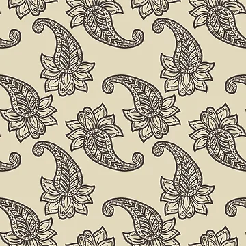 Artwork thumbnail, Basic Paisley Pattern by thepatternshop