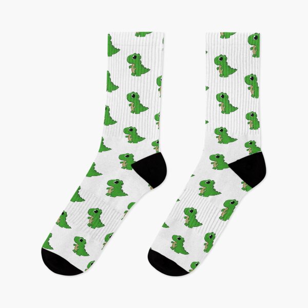 Item preview, Rex the Green Dinosaur designed and sold by KeysDrawings.