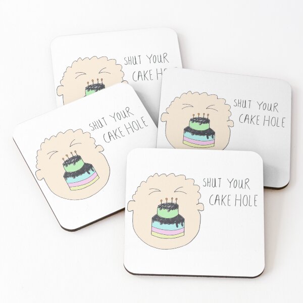 Item preview, SHUT YOUR CAKE HOLE designed and sold by Knityourown.