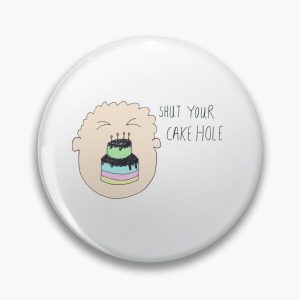 Item preview, SHUT YOUR CAKE HOLE designed and sold by Knityourown.