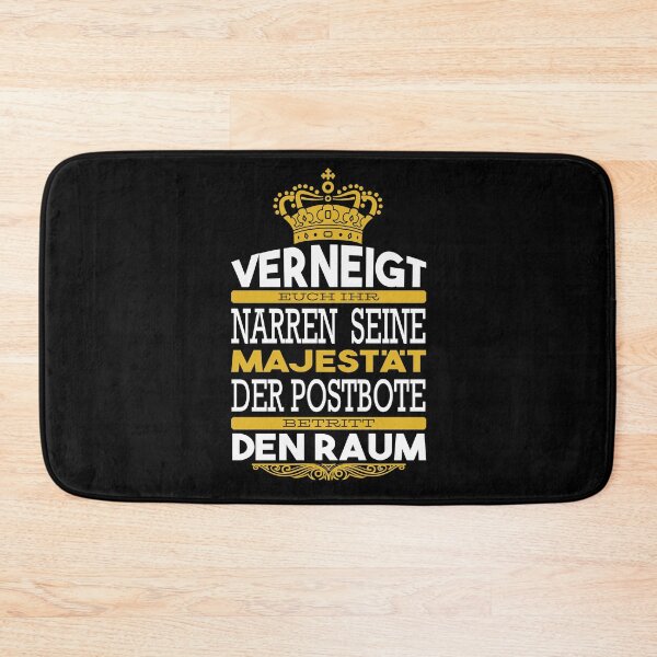 Item preview,  His Majesty the Postman enters the room. Perfect gift idea for the postman or the postman at the post office designed and sold by shirtystar.