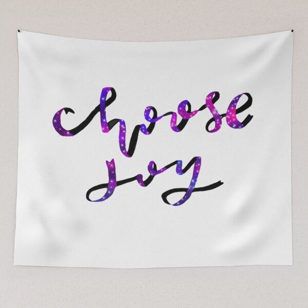 Item preview, Choose Joy Galaxy Themed Ribbon Positive Quote designed and sold by faithful-ink.