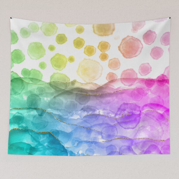 Item preview, Rainbow Ocean Storm designed and sold by ShikitaMakes.